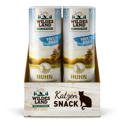 WILDES LAND CAT Huhn - liofilizowane przysmaki z filetu kurczaka dla kotów (30g)