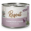 WILDES LAND CAT Ragout Kaninchen Huhn - królik z kurczakiem (180g)