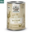 WILDES LAND DOG Bio Huhn - bio kurczak z dynią i cukinią (400g)