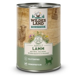 WILDES LAND DOG Classic Lamm - jagnięcina z cukinią, dziką różą i ziołami (400g)
