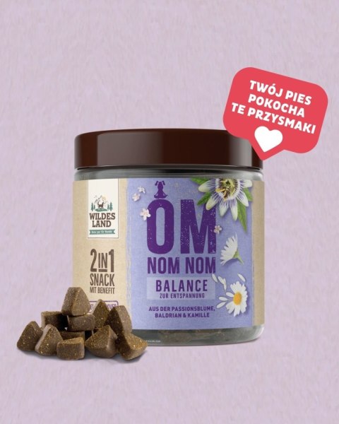 WILDES LAND DOG Snack 2w1 Balance - przysmaki na uspokojenie dla psa (300g)