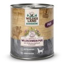 WILDES LAND DOG Wildschwein Pur - dzik karma monobiałkowa dla psa (800g)