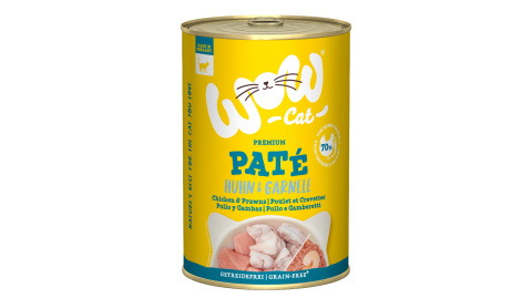 WOW CAT Huhn Garnelen - kurczak z krewetkami dla dorosłych kotów (400g)