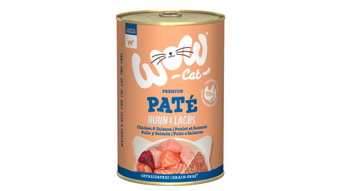 WOW CAT Huhn Lachs - kurczak z łososiem dla dorosłych kotów (400g)