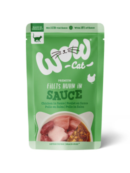 WOW CAT Huhn in sauce - filety kurczaka w sosie (85g)