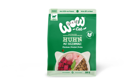 WOW CAT Huhn - karma z kurczaka dla dorosłych kotów (325g)