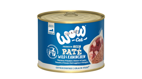 WOW CAT Senior Wild Kaninchen - dziczyzna z królikiem dla kota seniora (200g)