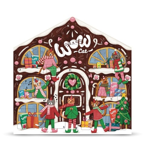 WOW CAT kalendarz adwentowy dla kota (228g)