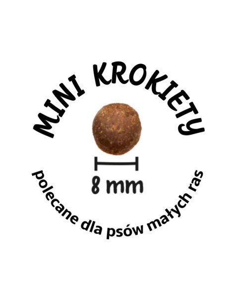 WOW DOG MINI Lachs - z łososiem, szpinakiem i batatami dla psów małych ras (1 kg)