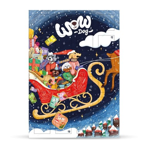 WOW DOG kalendarz adwentowy dla psa (102g)