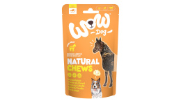 WOW Natural Chews Pferdefleisch - suszone mięso koniny (250g)