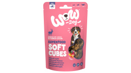 WOW Superfood Soft Cubes Wild - dziczyzna z jabłkiem miękkie przysmaki dla psa (150g)