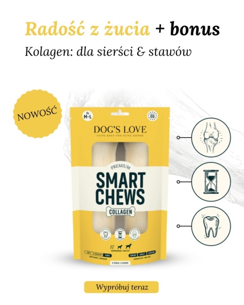 DOG'S LOVE Smart Chew Collagen Maxi - gryzaki kolagenowe (2 szt.x65g)