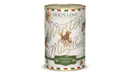 DOG'S LOVE Winter Menu Pute - indyk z batatami i żurawiną (400g)