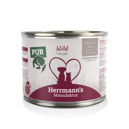 PROMOCJA-VIP-HERRMANN'S MANUFAKTUR Kreativ Mix Wild - 100% dziczyzna 10+2 gratis (12szt.x200g)