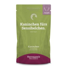 HERRMANN'S Selection Sensitive Dog Kaninchen - królik 12+2 gratis (14szt.x150g)