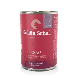 HERRMANN'S Selection Sensitive Dog Schaf - baranina z cukinią 5+1 gratis (6szt.x400g)