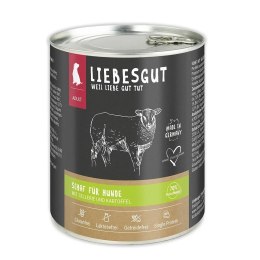 LIEBESGUT DOG Schaf - jagnięcina z ekologicznym selerem (800g)