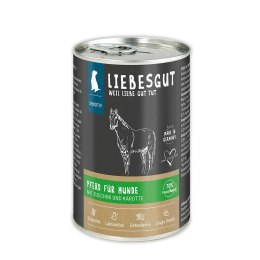 LIEBESGUT DOG Sensitive Pferd - konina z ekologiczną cukinią (400g)