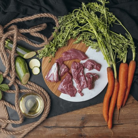 LIEBESGUT DOG Sensitive Pferd - konina z ekologiczną cukinią (400g)