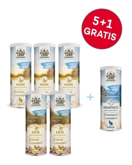 PROMOCJA-VIP-WILDES LAND CAT zestaw 5+1 gratis liofilizowane przysmaki dla kotów