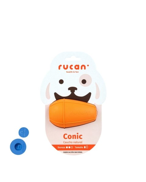 RUCAN CONIC Medium Orange - zestaw z zatyczkami dla psów mniejszych, średnich ras i szczeniąt
