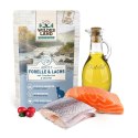 PROMOCJA-VIP-WILDES LAND CAT Classic Forelle Lachs - pstrąg i łosoś z żurawiną 10+2 gratis (12szt.x 90g)