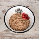 PROMOCJA-VIP-WILDES LAND CAT Classic Forelle Lachs - pstrąg i łosoś z żurawiną 10+2 gratis (12szt.x 90g)