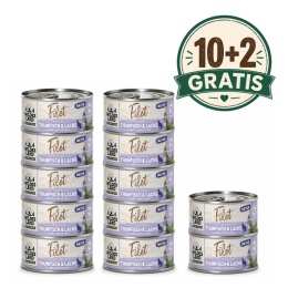 PROMOCJA-VIP-WILDES LAND CAT Thunfisch Pur Filet - filety z tuńczyka 10+2 gratis (12szt. x 80g)