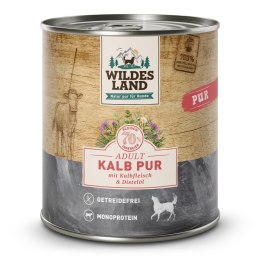 WILDES LAND DOG Kalb Pur - cielęcina karma monobiałkowa dla psa (800g)