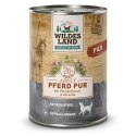 PROMOCJA-VIP-WILDES LAND DOG Pferd Pur - konina karma monobiałkowa dla psa 5+1 gratis (6szt.x 400g)