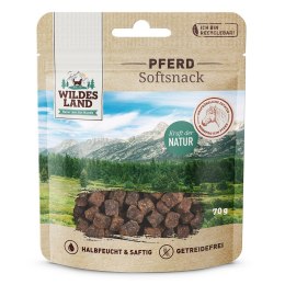 WILDES LAND DOG Softsnack Pferd - konina przysmaki półwilgotne 7+1 gratis (8szt.x70g)
