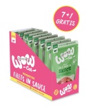 PROMOCJA-VIP-WOW CAT Huhn in sauce - filety kurczaka w sosie 7+1 gratis (8 szt.x 85g)