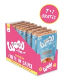 PROMOCJA-VIP-WOW CAT Lachs in sauce - filety łososia w sosie 7+1 gratis (8 szt.x 85g)