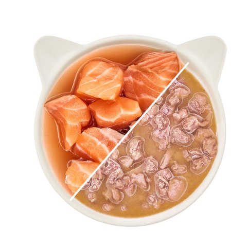 PROMOCJA-VIP-WOW CAT Lachs in sauce - filety łososia w sosie 7+1 gratis (8 szt.x 85g)