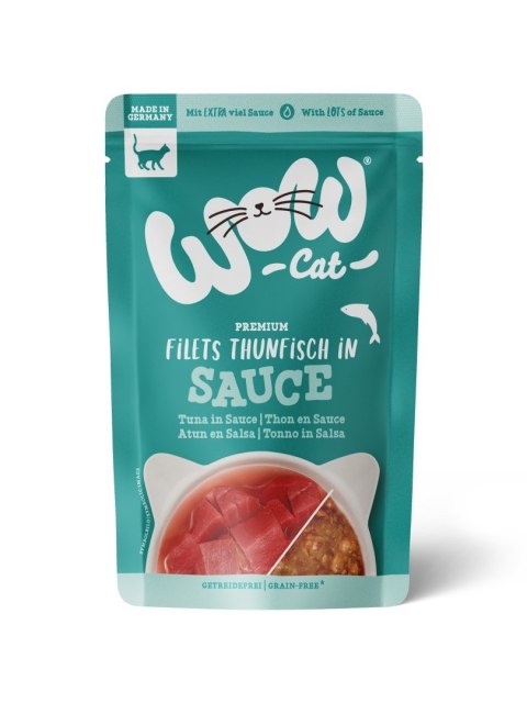 PROMOCJA-VIP-WOW CAT Thunfisch in sauce - kawałki tuńczyka w sosie 7+1 gratis (8szt.x85g)