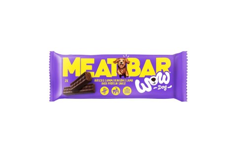 WOW DOG Meat Bar Hirsch Lamm -21+4 szt. GRATIS - batonik mięsny z jelenia i jagnięciny (25szt.x40g)