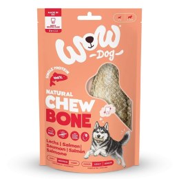 WOW DOG Natural Chew Bone Lachs - gryzak ze skóry łososia (2szt.x45g)