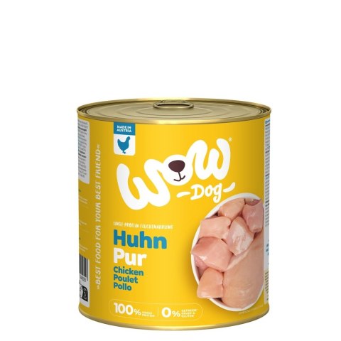 WOW Huhn Pur - czysty kurczak karma monobiałkowa dla psa (800g)