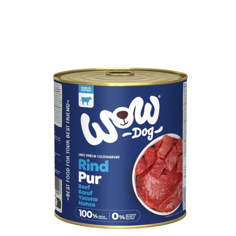 WOW Rind Pur - czysta wołowina karma monobiałkowa dla psa (800g)