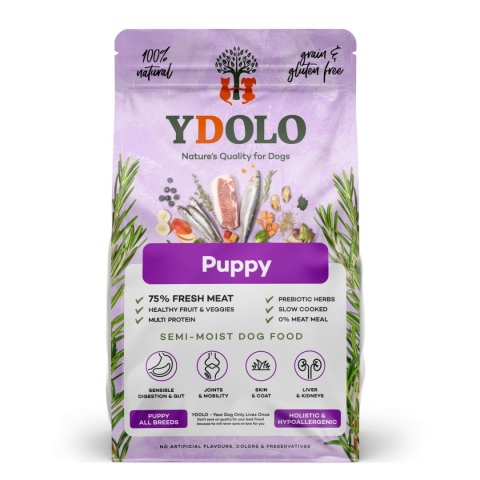 YDOLO Puppy - wieprzowina Iberico i ryby - karma półwilgotna dla szczeniąt (10kg)