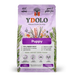 YDOLO Puppy - wieprzowina Iberico i ryby - karma półwilgotna dla szczeniąt (2,5kg)
